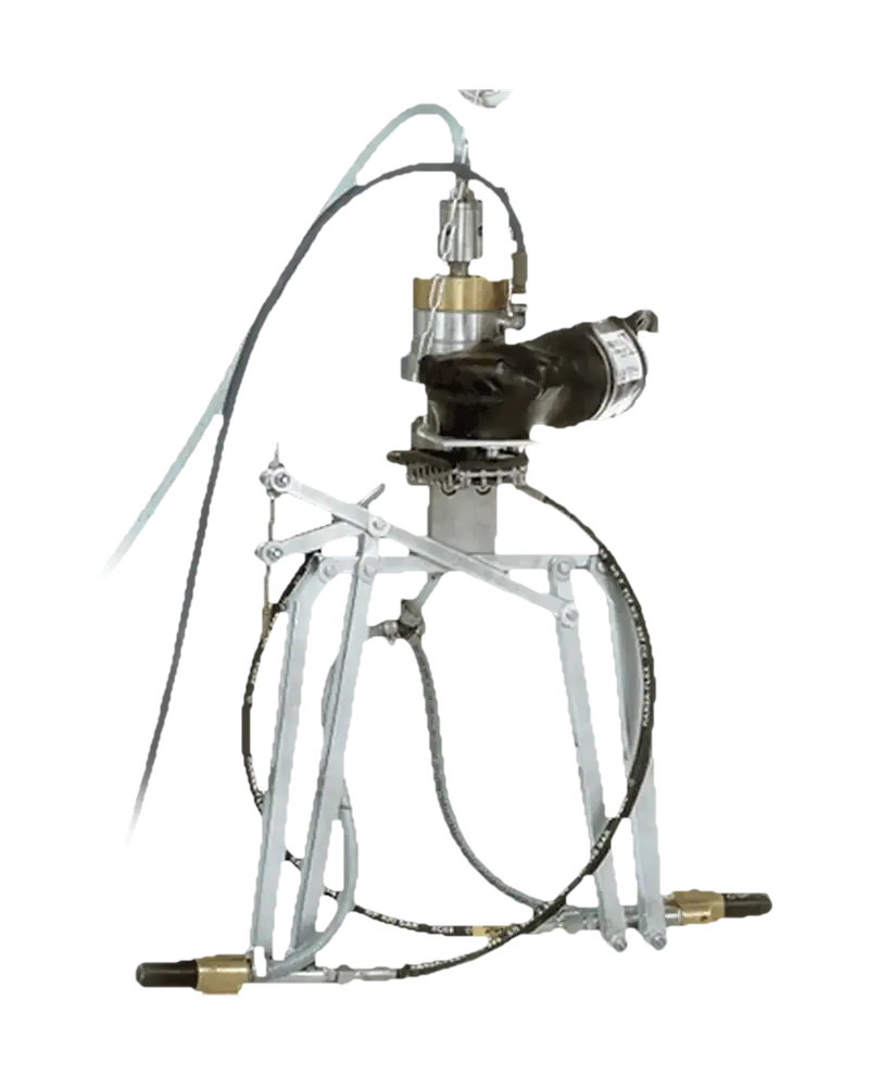 HDS Jet® Wasser-Granulat-Strahler mit zwei Sandstrahldüsen und verstellbaren Düsenarmen